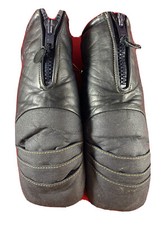 Vintage Zero Leather Black Mittens - Great Look  Feel - Medium - Ski Snowboard