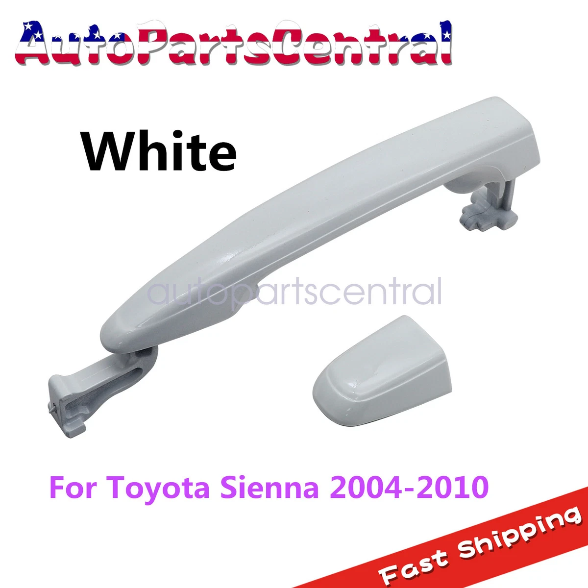 For 98-03 Toyota Sienna Sunfire Red Pearl 3K4 Front Pair Set Outside