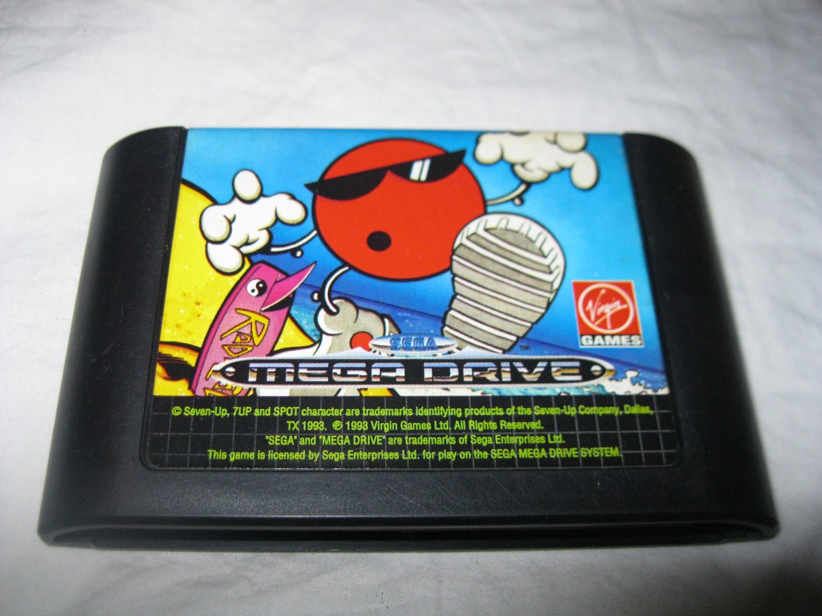 cool spot authentique version originale sega megadrive