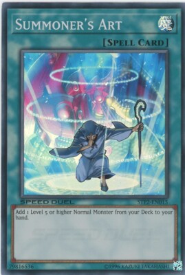 Yugioh Summoner''s Art STP2-DE015 Speed Duel Super Rare NM 