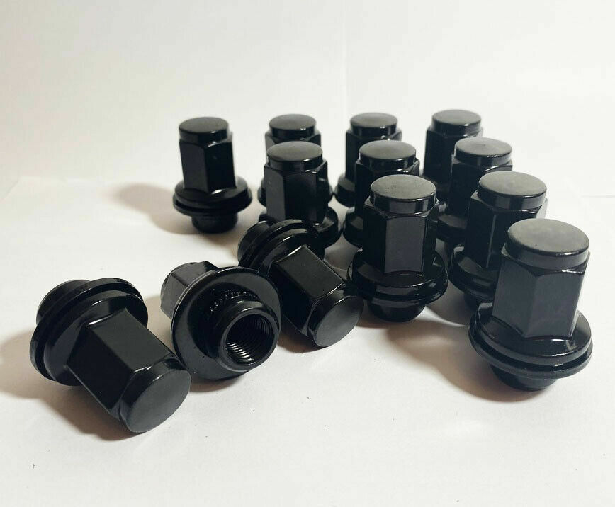 20 Toyota Black Factory Style Lug Nut 14x1.5 Tundra Land Cruiser