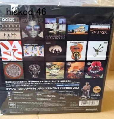 Oasis Complete Single Collection BOX Vol.2 Analog Vinyl Clear Blue
