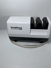 Chef's Choice Electric Knife Sharpener Model 300 Small  Kitchen Appliance White