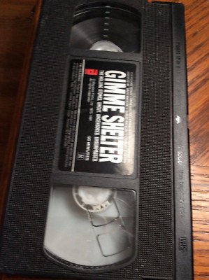 Gimme Shelter (VHS) Rolling Stones | eBay