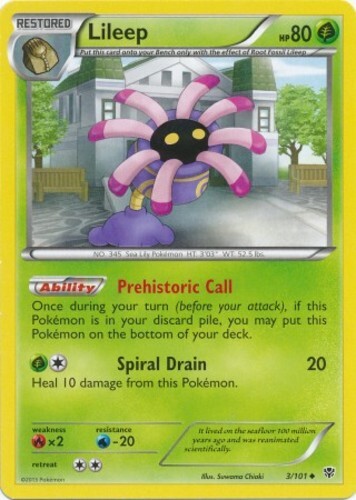 Pokemon - Lileep - 3/101 - Uncommon - Plasma Blast - NM