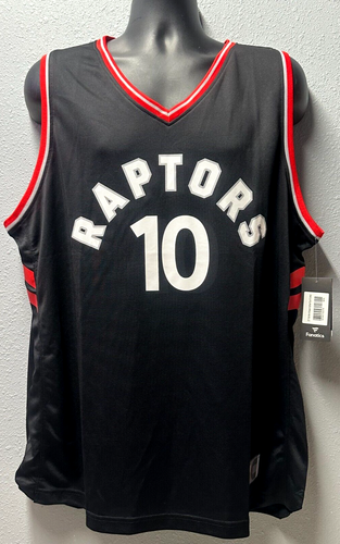 Maglia da basket NBA Toronto Raptors #10 DeMar DeRozan da uomo taglia: xl nera - Nuova con etichette - Foto 2 di 11