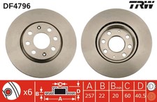 Disque de frein Fiat PUNTO EVO