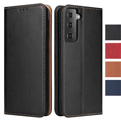 Samsung Galaxy S23/Plus/Ultra/FE Lederhülle Handyhülle Case Hülle Leder Tasche