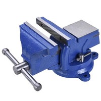 5 Cast Iron Bench Vise Anvil 360° Swivel Locking Base Table Desktop Clamp Tool on sale 5 Cast Iron Bench Vise Anvil 360° Swivel Locking Base Table Desktop Clamp Tool on sale