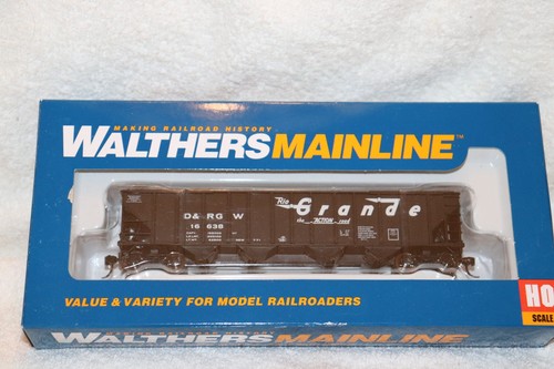 Holva cuádruple de 4 bahías HO Walthers 910-1957 Rio Grande D&RGW 100 toneladas #16638 nueva RTR | Condition: New