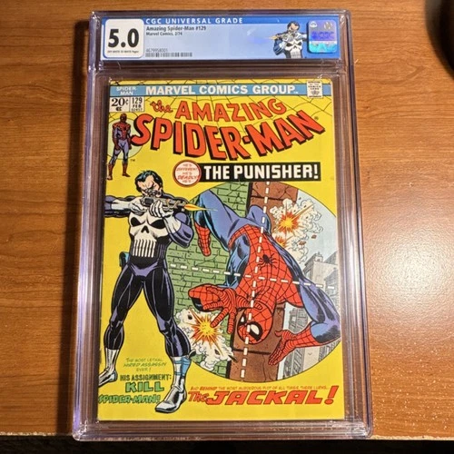 Marvel Comics The Amazing Spider-Man #129 CGC 5.0 First Punisher Appearance