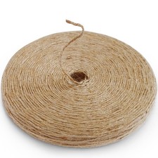 PerkHomy Garden Twine Strong Natural Jute 400 Feet 2mm x 400ft, Brown  F 