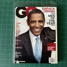 GQ Magazine Barack Obama Men of the Year Issue Jon Hamm Michael Phelps 2008
