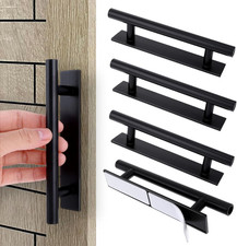 4 Pack Adhesive Cabinet Handles Pulls, Self Stick Door Handles ABS Plastic Pulls