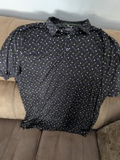 Men's XL Performance Polo Mositure Wicking 4 Way Stretch Golf Shirt