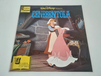 Walt Disney Aschenputtel Lp Vinyl Buch Disneyland Record STP3908 Cinderella 12''