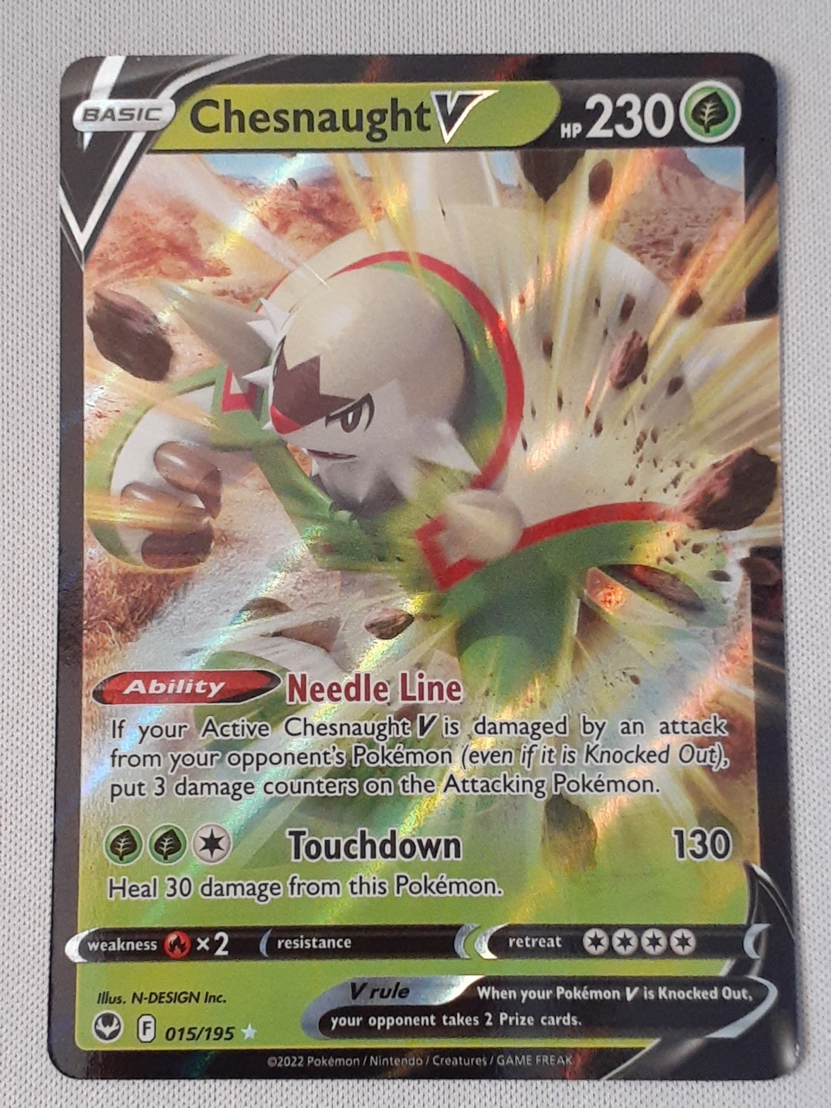 Chesnaught V Silver Tempest 15 *NM*