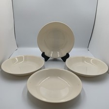 Corelle Sandstone Beige Pasta Salad Shallow Bowls 20 oz - Set of 4 USA