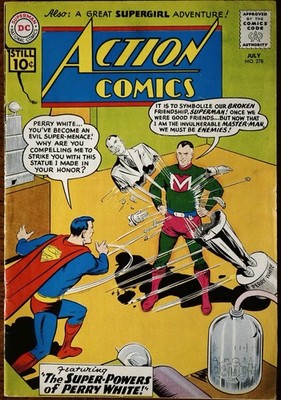 ACTION COMICS #278 July 1961 SUPERMAN  Super-Powers Of Perry White VG+