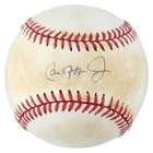 Cal Ripken Jr. Signed OAL Brown Baseball - JSA