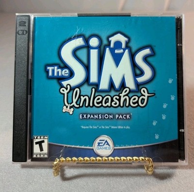 The Sims Unleashed Expansion Pack Pets PC CD-ROM 2 Disc Windows 95 98 XP Maxis