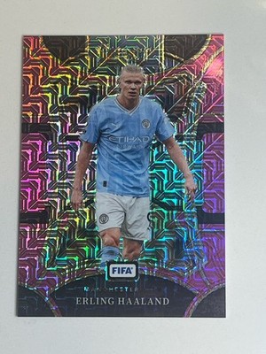 ERLING HAALAND 2023-23 Select FIFA Mezzanine #112 Pink Mojo Prizm #/199 “NM/MT”