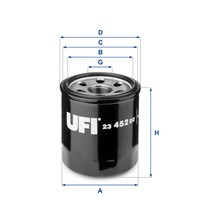 UFI 23.452.00 ÖLfilter FüR Hyundai, KIA