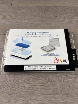 Sizzix Multipurpose Platform & Plate BIGkick Big shot Machine Die Cut Embossing