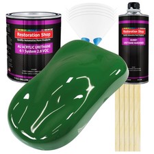 Restoration Shop Emerald Green Acrylic Urethane Gallon Kit Auto Paint Restoration Shop Emerald Green Acrylic Urethane Gallon Kit Auto Paint