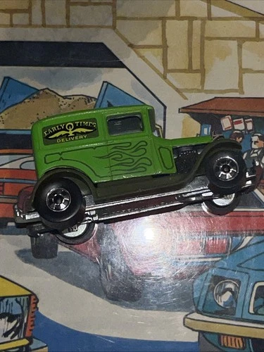 Vintage 1977 Early Times Delivery Truck Hot Wheels BW Green VERY NICE!