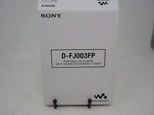 Sony Walkman D-FJ003FP Clear Federal Prison CD Player AM/FM Open Box NOS Earbuds