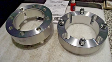 RICHEER POLARIS KAWASAKI WHEEL SPACERS 4x156 x4x156" 2" thick 3/8-24 studs