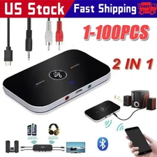 Bluetooth Transmitter & Receiver Wireless Adapter For Home stereos/speakers Lot
