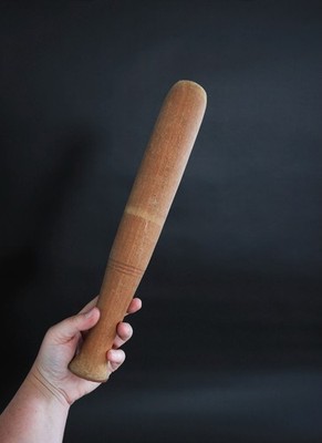 Antique Vintage turned wood fish Priests | Bartender Muddler | Fish Bat