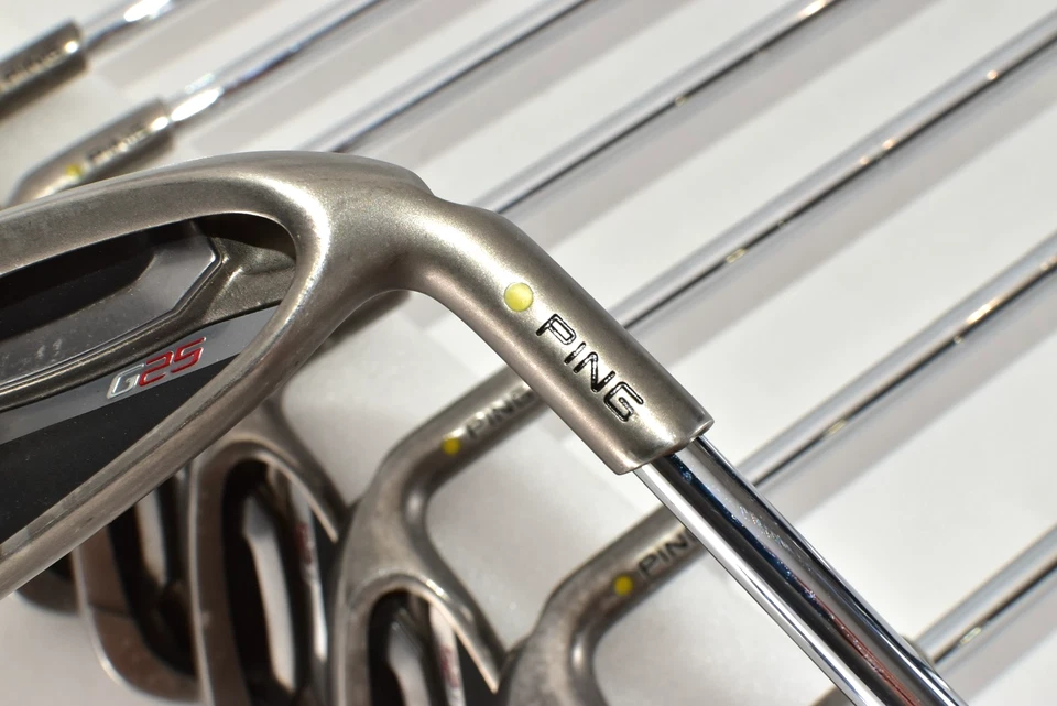 PING G25 8p 5-6-7-8-9-W-U-S RH Golf Iron Set Yellow Dot Men Club CFS Max Stiff - Image 2 of 4