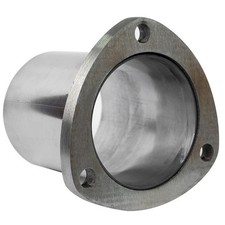 Universal Semi Direct Fit Exhaust Converter Pipe 3od 3-bolt Flange Repair Ki...