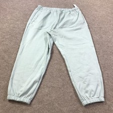 Gap Pants Womens XL Green Fleece Jogger Sweatpants Pull On Lounge Cozy