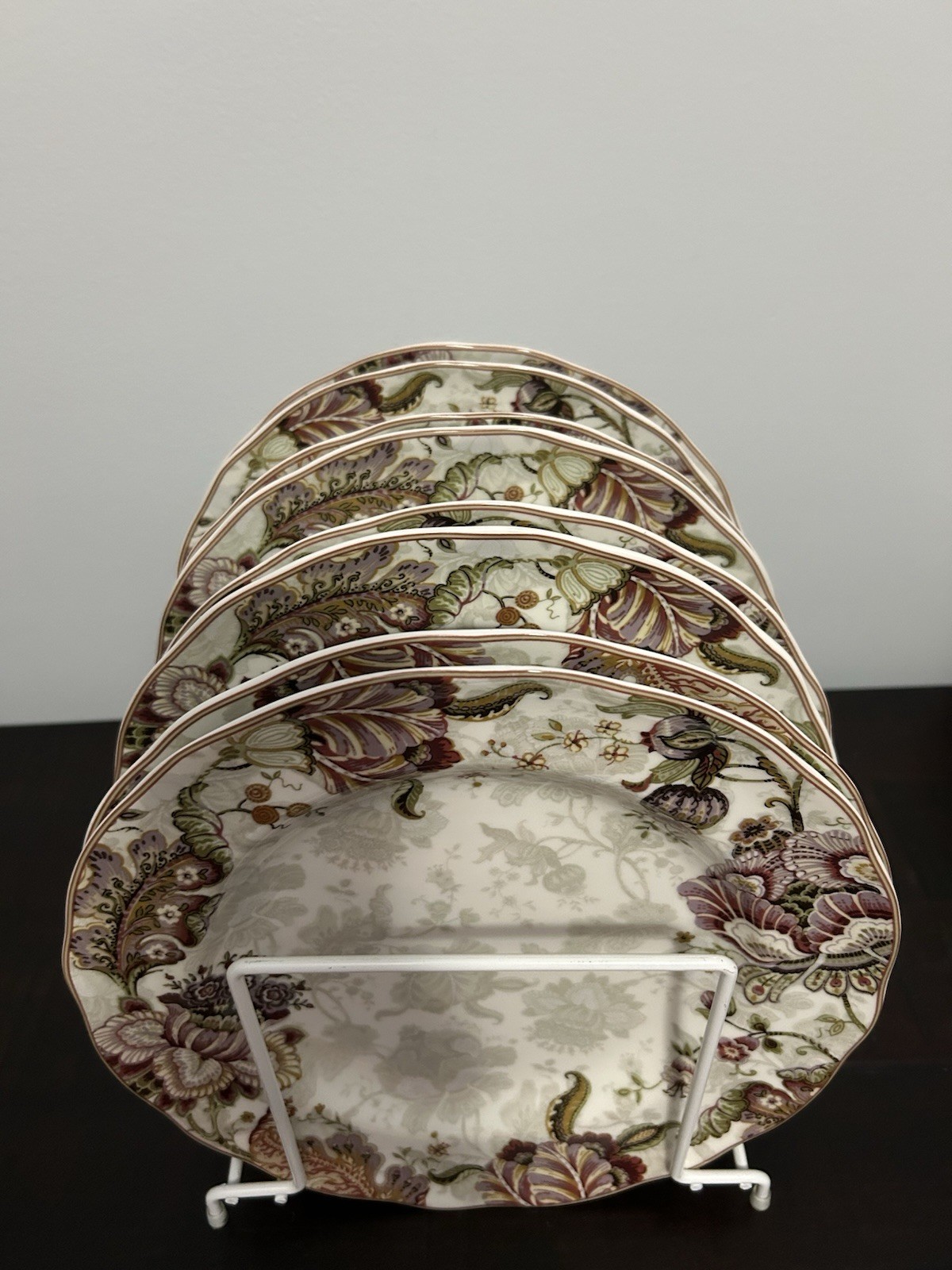 Gabriel Round Dinner Plates Set Of 8pc 11 7/8