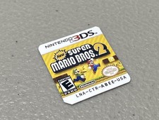 New Super Mario Bros. 2 Nintendo 3DS Replacement Label