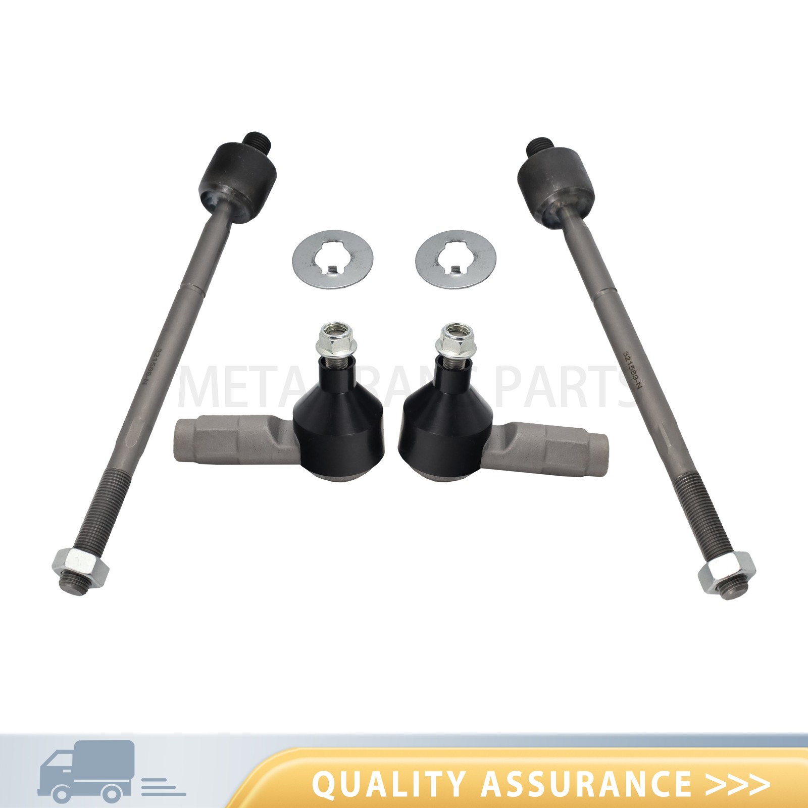 Maserati GranTurismo 2003-2012 Right Outer Inner tie rods Set