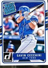 2017 Panini Chronicles - Donruss Rated Rookies Baseball Gavin Cecchini #224 NM