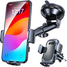 Phone Holders for Your Car Mount  Powerful Suction  car phone holder black