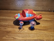 Vintage Little Einsteins Transform  Go Pat Pat Rocket W/ 2 Figures Works