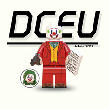 Custom Movie Batman,The Joker 2019 Minifigure keychain 2 inch Birthday gift