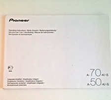 Istruzioni operative originali Pioneer A-70-K/-S A-50-K/-S - BA001129