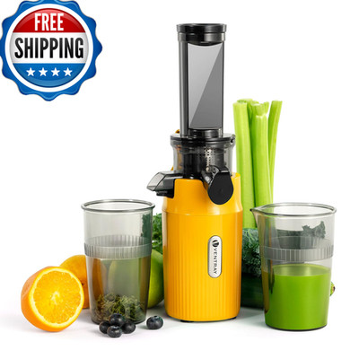 Ventray Ginnie Mini Cold Press Juicer Small Slow Masticating Juicer For