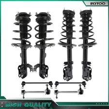 For 2012 - 2017 Toyota Camry Front Rear Complete Struts Sway Bars End Links Kit