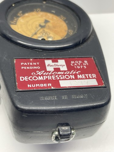 Vintage Italien Tiefenmesser Tauchen Automatisches Dekompressionsmesser - Bild 3 von 5
