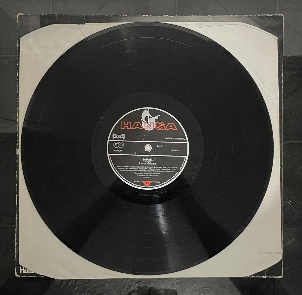 Japan - Assemblage Vinyl LP 1981 - Hansa HAN LP 1 - Image 3 of 4