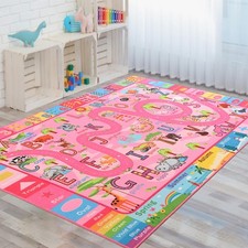 Rug for Playroom, Educational Classroom Rug for Room, Washable Nursery Rugs N...